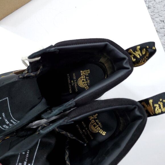 READ Dr. Martens Made In England Ventile Padded Panel Green Black UK Size 9 Doc - Picture 9 of 11